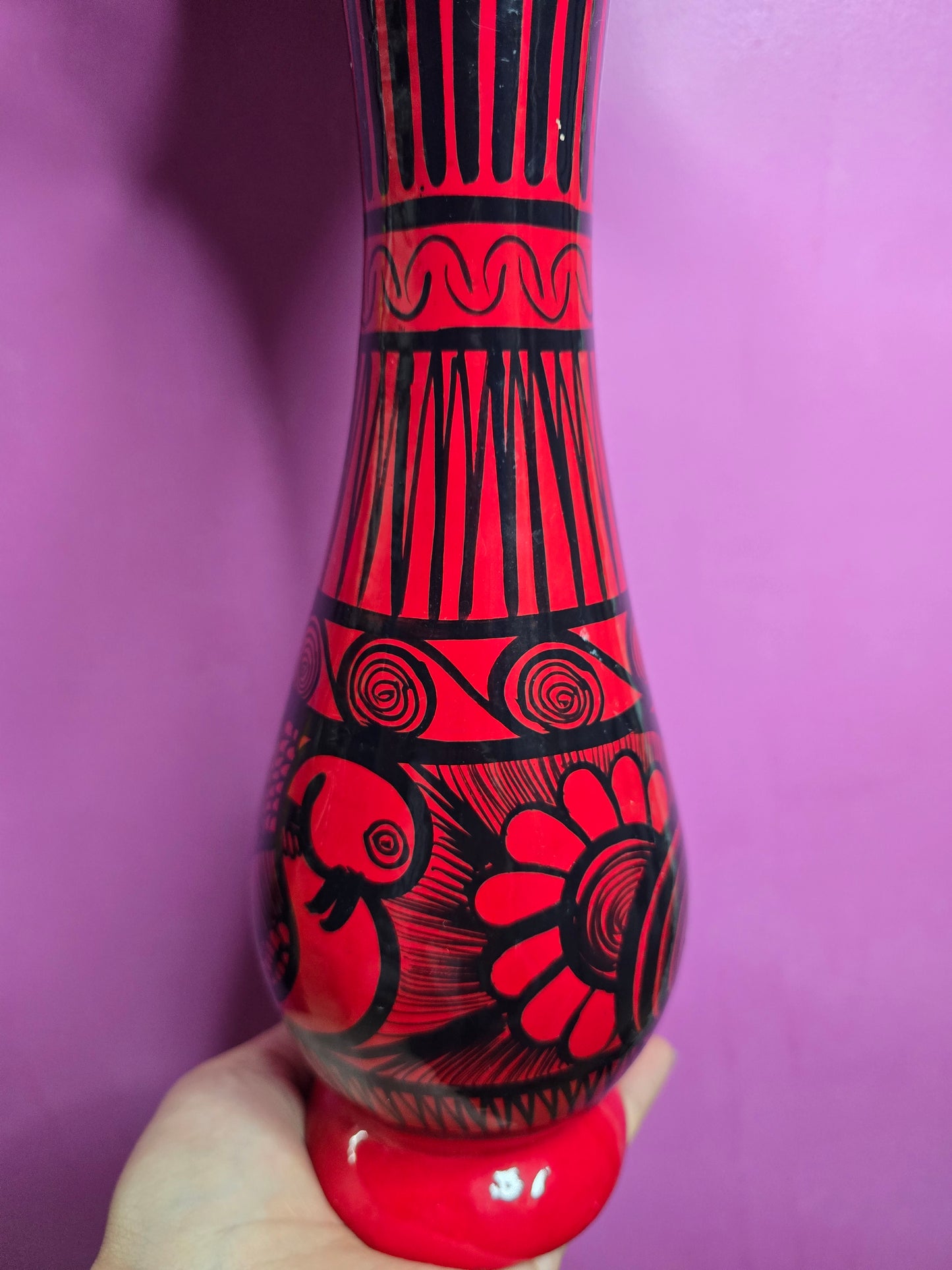 Florero de barro