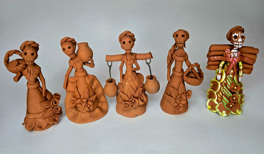 Catrinas De Capula Micchoacan