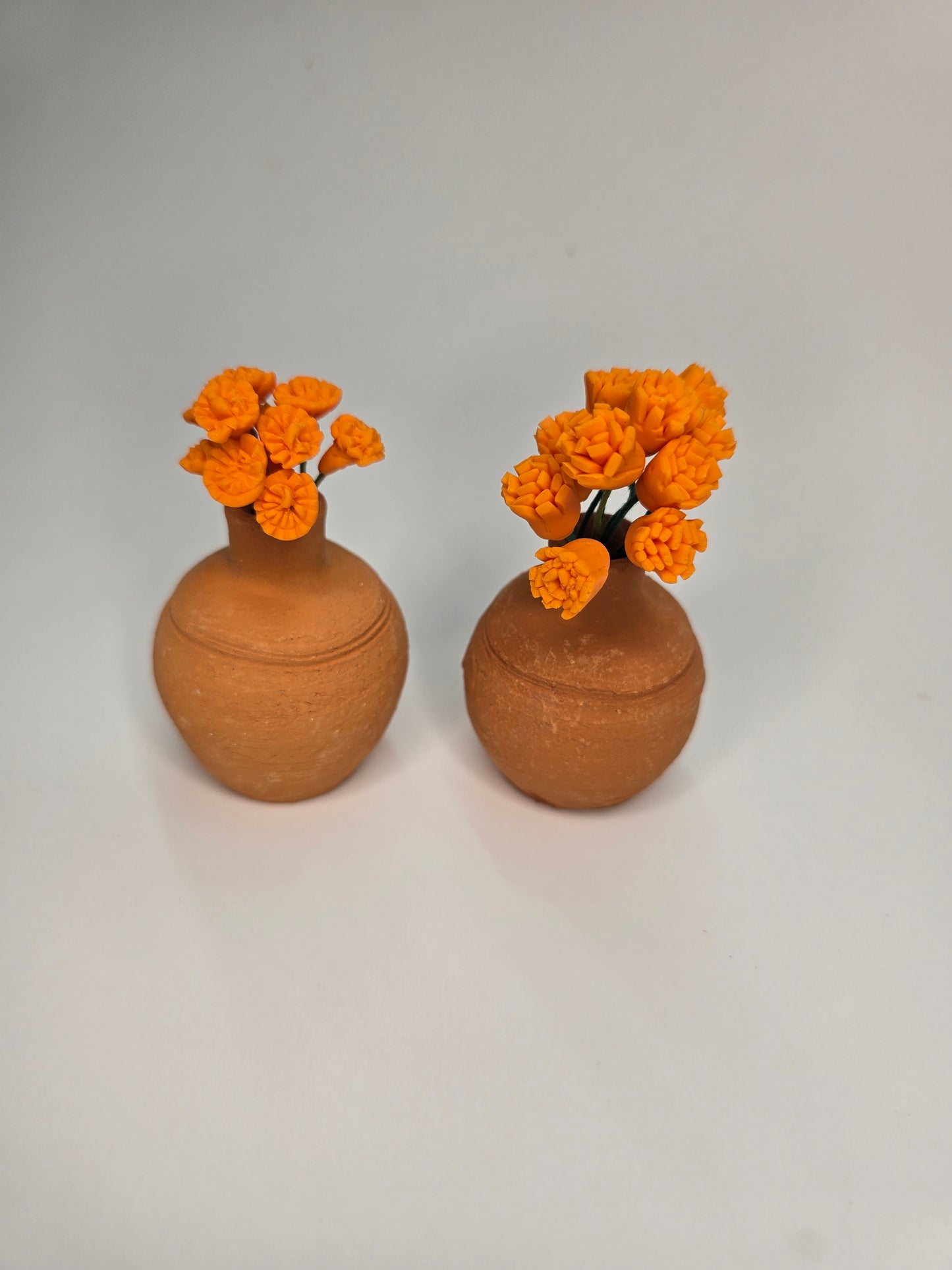 Florero Con Flores Cempasúchil