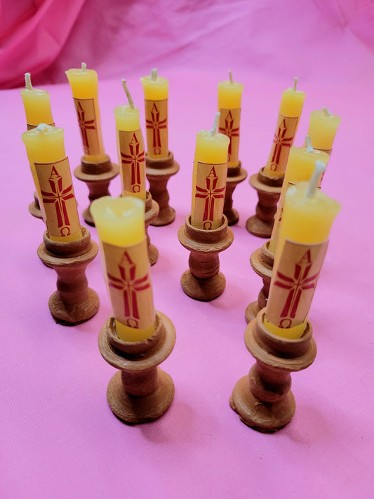 Candelero con Cirios