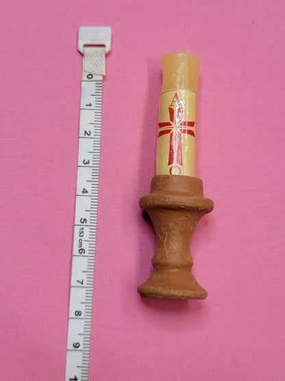Cirio + Candelero de barro