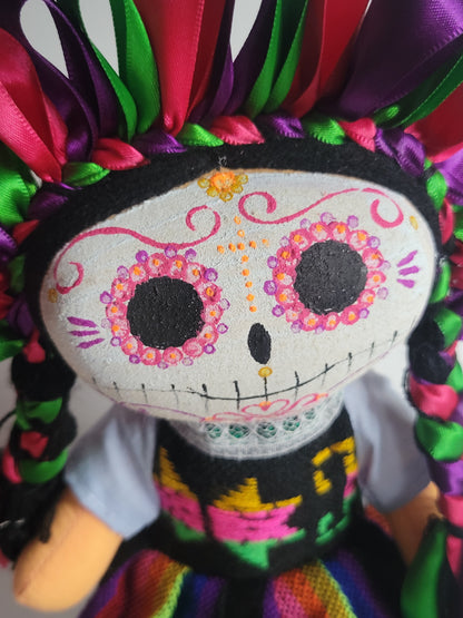 Muñeca de trapo dia de los muertos