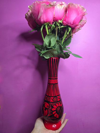 Florero de barro