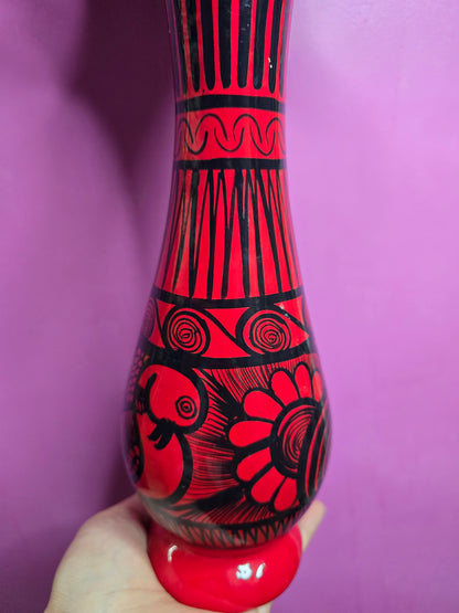 Florero de barro