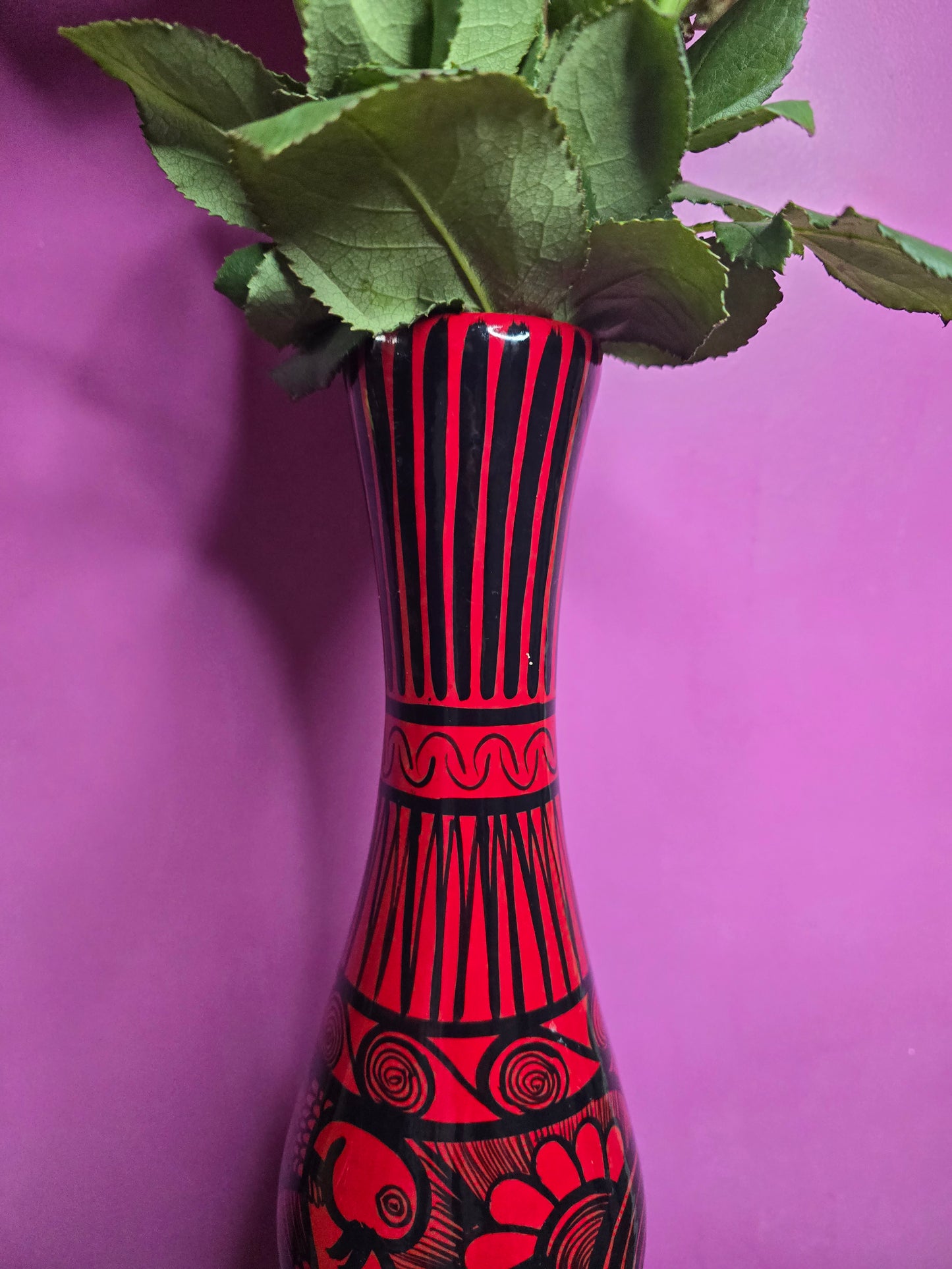 Florero de barro