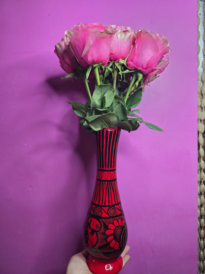 Florero de barro