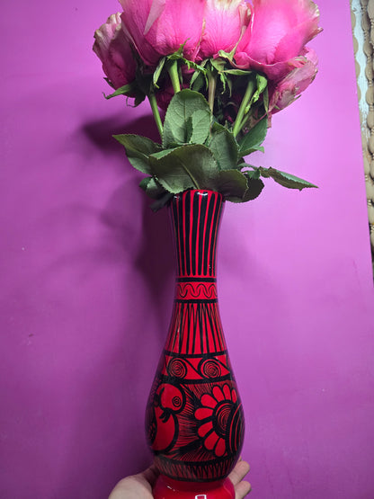 Florero de barro