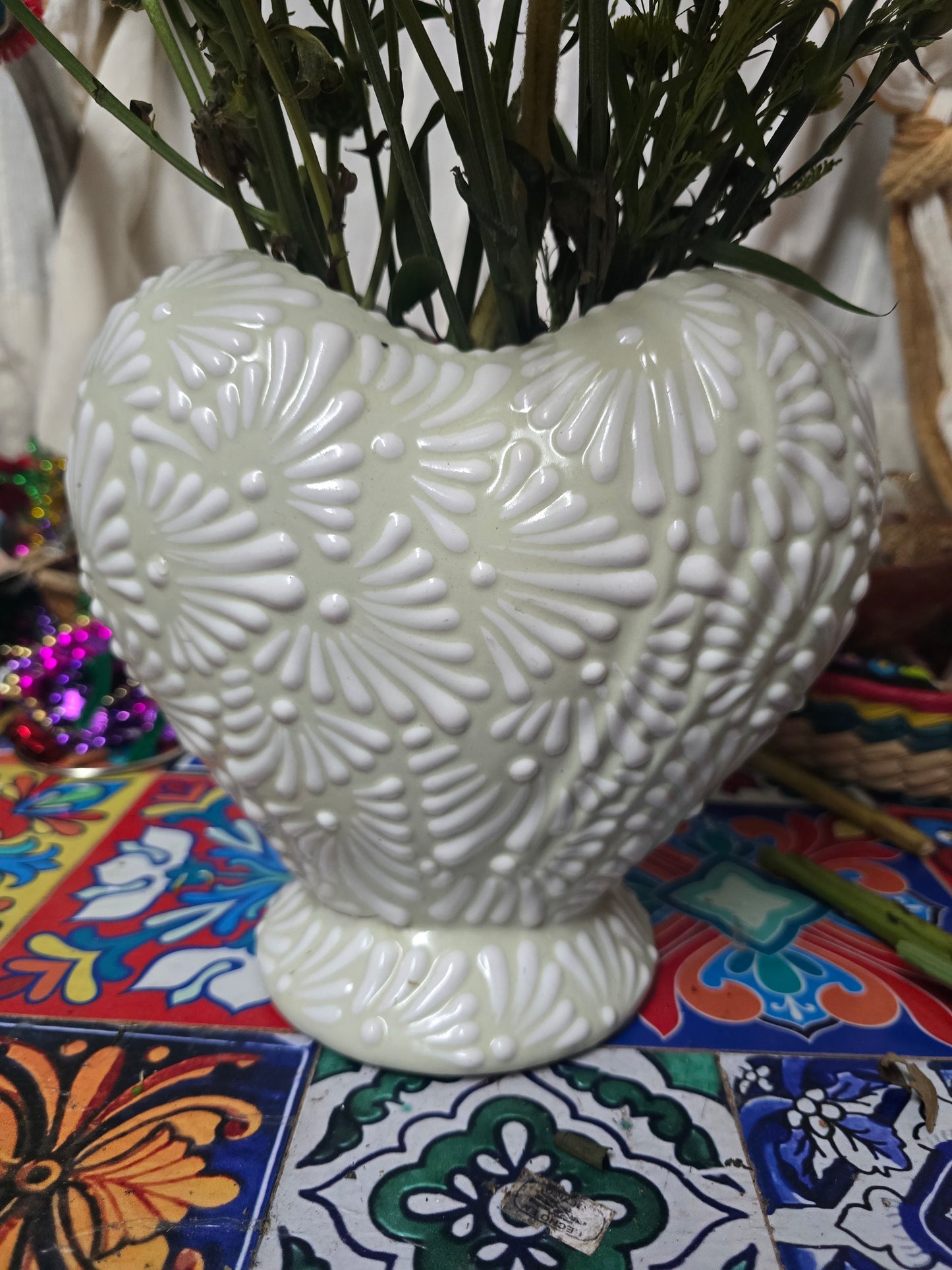 Florero de talavera