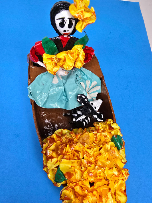 Catrina en lanchita