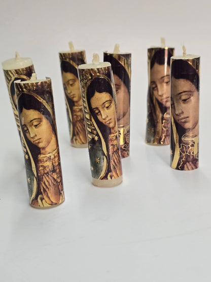 Velitas De Virgen Guadalupe