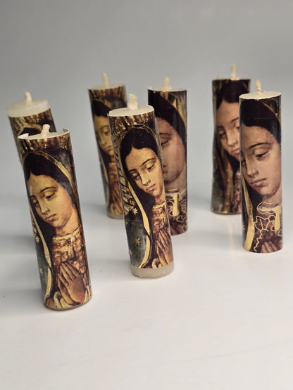 Velitas De Virgen Guadalupe