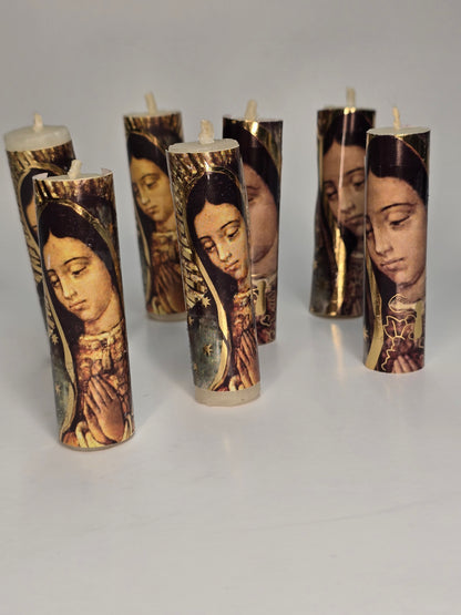 Velitas De Virgen Guadalupe