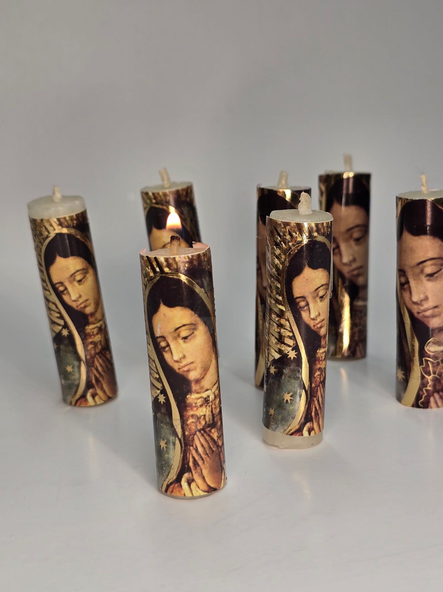 Velitas De Virgen Guadalupe