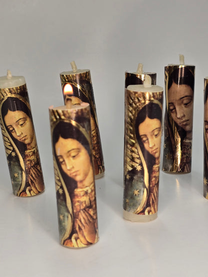 Velitas De Virgen Guadalupe