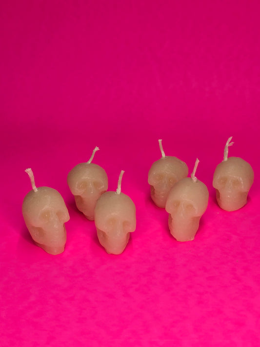 Mini Skull Candles