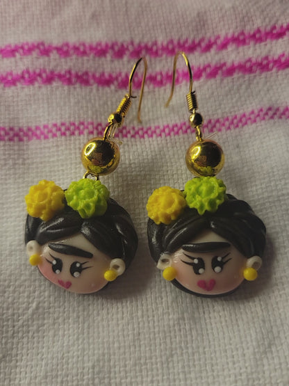 Aretes frida kahlo