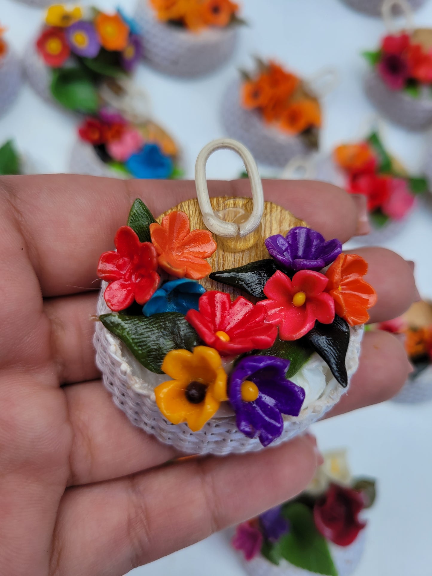 Canasta con flores