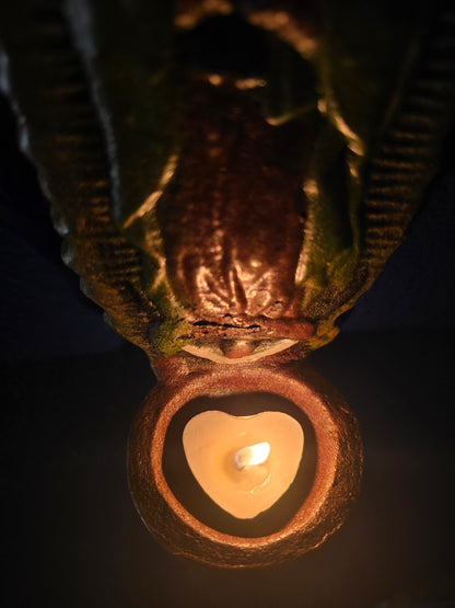 Virgencitas for candle holder