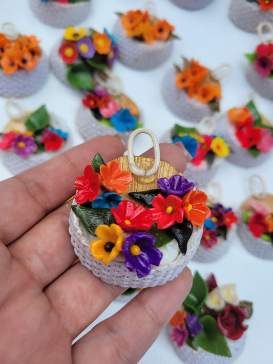 Canasta con flores